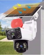 Kamerë sigurie me panel solar dhe dy lente - Figura 2