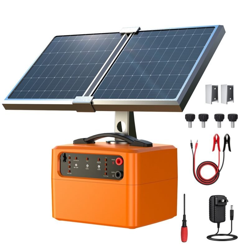 Gjenerator Elektrik për Gardh me Panel Solar