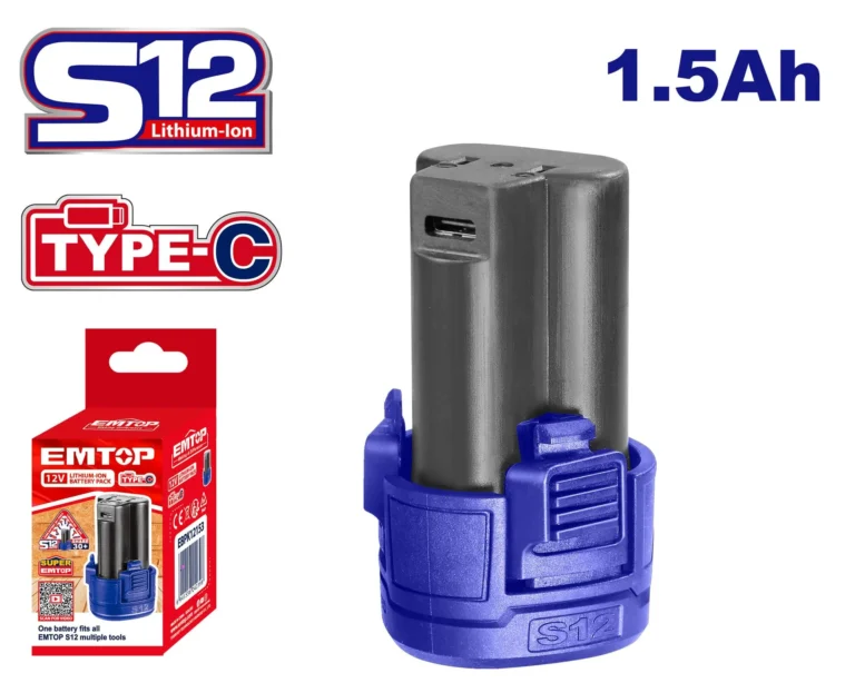 Bateri Litiumi EMTOP 12V 1.5Ah